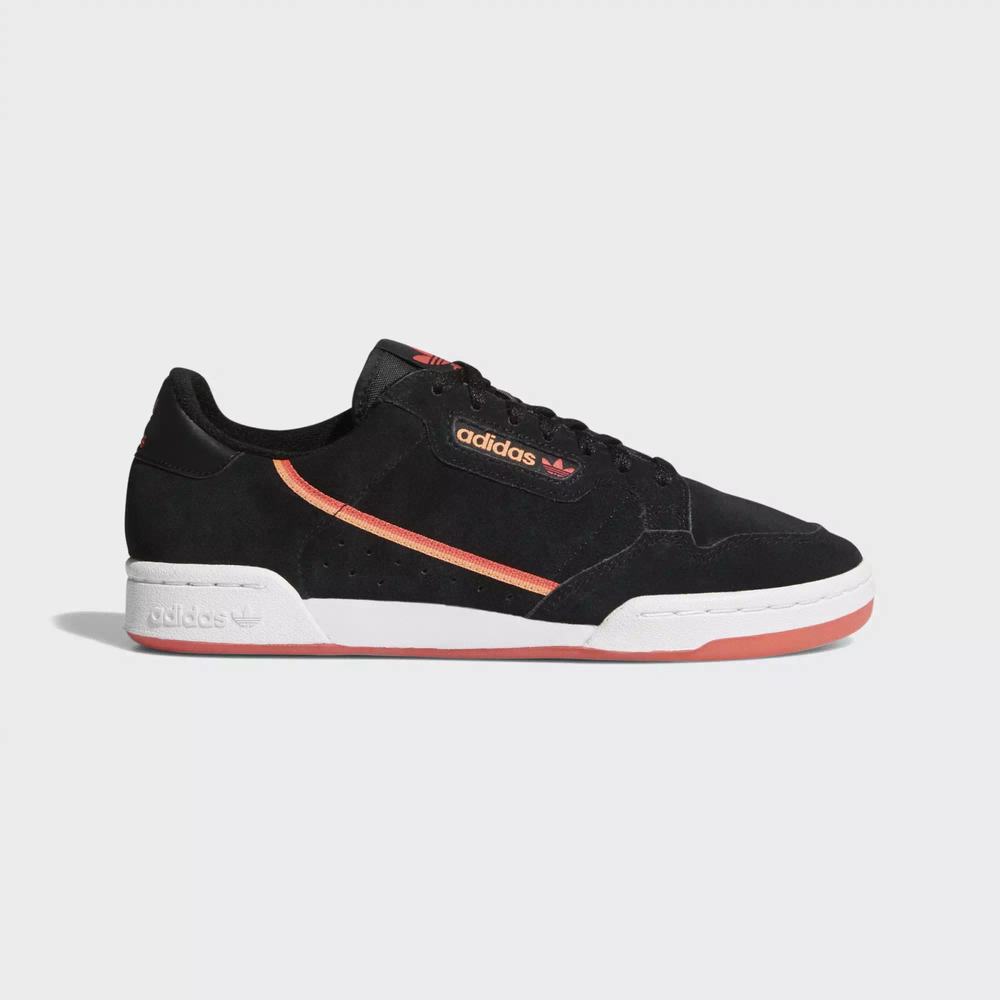Adidas Continental 80 Tenis Negros Para Hombre (MX-23106)